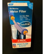 2-Pack Camco TastePURE RV/Marine Water Filter *NEW* ss1 - $17.99