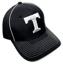 University Of Tennessee Volunteers Vols Black Adjustable Curved Bill Hat Cap Nwt - £13.62 GBP