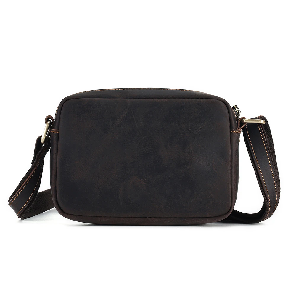 JOYIR Genuine Leather Mini Messenger Bag Travel Crossbody Bag for Women Men Cell - £92.99 GBP