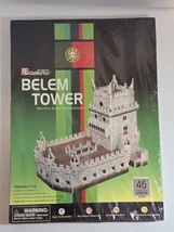 Word Famous Building Belém Tower Portugal 3D Jigsaw Puzzle DIY Model Set 46 PCS - £7.65 GBP