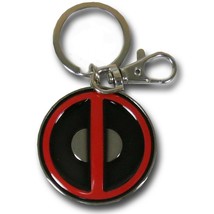 Deadpool Symbol Pewter Keychain Red - £12.57 GBP