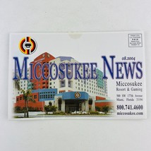 Miccosukee Resort &amp; Gaming August 2004 Monthly Newsletter Advertising Brochure ( - £7.43 GBP