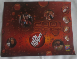 The Official Dr Pepper  Annual Calendar for 2001 - $3.47