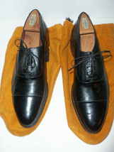 Florsheim Royal Imperial Men's Dress Shoes Black Oxford Leather Cap Toe Size 11 - $188.05