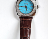 Vintage Ecclissi Woman’s Watch Turquoise & Sterling Silver Leather Band 8.5/8" - $395.00
