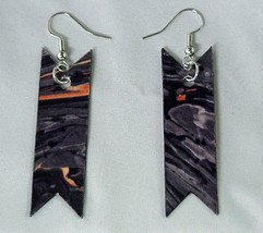 Handmade Earrings Volcano (each pair is unique in design) - £11.92 GBP