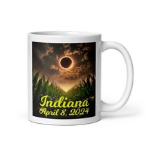 Indiana Total Solar Eclipse Mug April 8 2024 Funny Humor About Cornfields Path O - £13.34 GBP+
