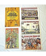 Vintage Ringling Barnes World Circus Mini Posters Barnum Museum Repro 19... - £19.91 GBP