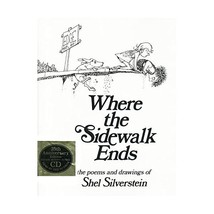 Where the Sidewalk Ends (25th Anniversary Edition Book &amp; CD) Shel Silverstein - £23.95 GBP