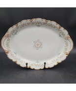 Theodore Haviland Limoges France Floral Rose Schleiger 877 Serving Platt... - $54.14 CAD