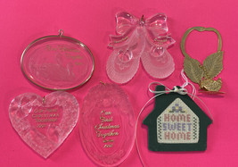 Lot If Vintage Hallmark Ornaments- 1990s- 6 Pieces - Christmas Ornaments - £9.23 GBP