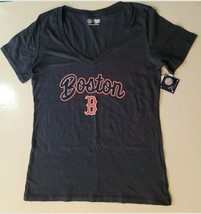 Boston Red Sox MLB Blue T-Shirt Women&#39;s M or L - £11.51 GBP