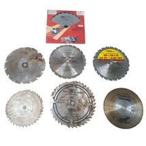 Circular Saw Blades Lot of 7x - 6.5&quot;-8&quot; - Skil Craftsman Professional Woodworker - £14.03 GBP