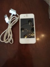 Apple iPhone white  Smartphone used - $158.28