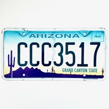  United States Arizona Grand Canyon Passenger License Plate CCC3517 - $225.96 MXN