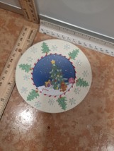 4 Inch Decoratine Porcelain Plate A Winter Wonder Christmas China Snowy Night - £4.01 GBP