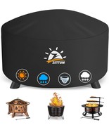 Zettum Fire Pit Cover Round 36 Inch - Outdoor Firepit Cover Heavy Duty &amp; - $43.29