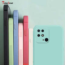Fashion Square Frame Silicone Phone Case For Xiaomi Redmi 10 10A 10C Coque Full  - £8.66 GBP+
