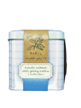 Herb kit basil seeds &amp; growing medium in tin pot easter gift basket filler - £3.91 GBP