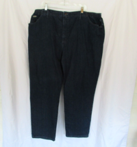 Lee jeans relaxed fit 28W medium dark wash straight leg inseam 31&quot; - $17.59