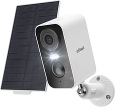 Iegeek Solar Security Cameras Wireless Outdoor With Solar, Works With Al... - £45.66 GBP