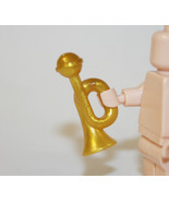 HGT Brass Bugle Military Horn Piece Rare Minifigures - $3.20