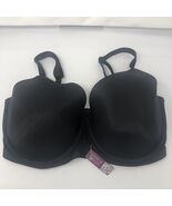 New Adore Me Black Bra Underwire Full Coverage Sz 40H Polymaide &amp; Elasta... - $38.85 CAD