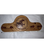 WSU COAT RACK Hook WOODEN MAN CAVE WASHINGTON STATE COUGARS Wazzu - $89.09