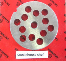 Made In Italy #22 X 1/2&quot; (12mm) Holes Stainless Meat Food Grinder Plate Salvanox - £22.52 GBP