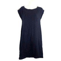 Talbots Dark Blue Dress Sz XS Womens Stitched Top  - $30.60
