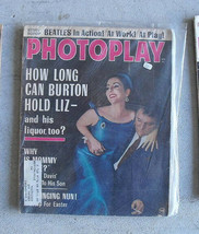 Vintage April 1964 Photoplay Magazine Liz Gossip - £14.79 GBP