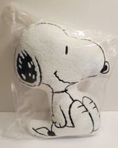 NWT Peanuts Snoopy SHAPED SHERPA 17&quot; embroidered throw pillow Nourison Home - $38.99