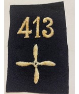 WWI, U.S. ARMY, AIR SERVICE, 413th AERO CONSTRUCTION SQUADRON, PATCH, OR... - $34.27 CAD