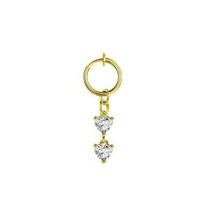 Fashion Butterfly Fake Belly Button Piercing Fake Belly Piercing Clip on Umbilic - £10.06 GBP