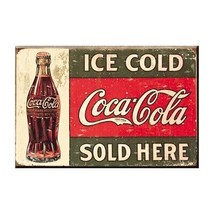 Coca-Cola Ice Cold Logo Magnet Red - £8.77 GBP