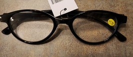Plastic Framed Reading Eye Glasses ~ Black Frame ~ +1.75 Strength ~ K68 - £11.93 GBP