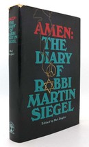 Mel Ziegler Amen: The Diary Of Rabbi Martin Siegel 1st Edition 1st Printing - £38.48 GBP