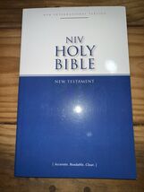 Holy Bible New Testament: Accurate. Readable. Clear. by Zondervan, Good ... - $3.71