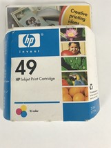 HP 49 Ink Cartridge 51649A Tri Color FEB 2007 Puerto Rico - £10.92 GBP