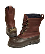 LL Bean Boots Women 7M Insulated 8” Duck Pack Winter Maine Hunting Shoe USA - £27.90 GBP