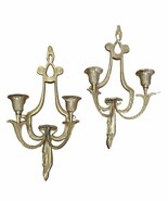Brass 2 Arm Candle Holder Scones Pair Of 2 Vtg - €33,94 EUR