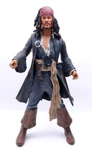 Capt Jack Sparrow 18&quot; Figure Pirates Of The Caribbean NECA 2001 w/Voice  - £35.71 GBP