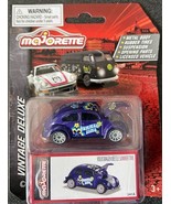 New! Majorette VW Beetle &quot; Summer Time &quot; - Vintage Deluxe Scale 1:64 purple - $16.92 CAD