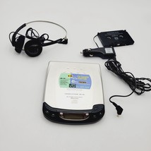Vtg Kenwood DPC-782 Portable CD Player With Headphone &amp; Cassete Adapter - £36.76 GBP