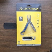 New(other) Rare Retired Blue Leatherman Style CS Multitool &amp; Pouch, Scissor, EDC - £93.48 GBP