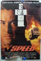 SPEED 1994 Keanu Reeves, Dennis Hopper, Sandra Bullock, Joe Morton-Poster - £12.50 GBP