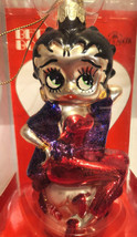 Kurt Adler BETTY BOOP Glass Blown Christmas Ornament 2008 New 5 Inches Tall - £20.92 GBP