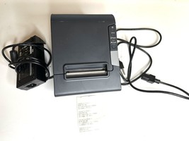 Epson TM-T88V M244A Thermal POS Receipt Printer w Power Supply & Paper-Powers On - £33.14 GBP
