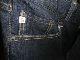 mens adriano goldschmied blue jeans. 32" waist by 35" inseam image 4