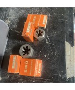 LOT of 4 NC HEX RETHREADING DIE: 2 3/4 NC10 and 2 5/8 nc11 THREAD .75&quot; T... - €25,93 EUR
